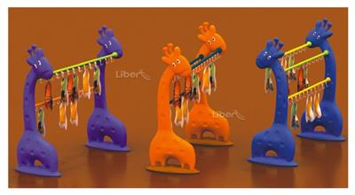 Giraffe Towel Rack For Child 